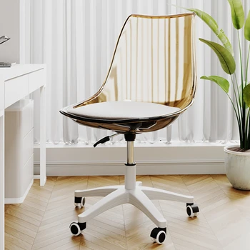 בישיבה נוחה למשרד כסאות מחשב למידה אקריליק הרמת הכיסא במשרד משק הבית המסתובב Silla גיימר רהיטים QF50OC