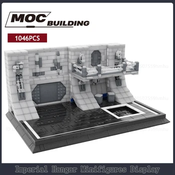 הסרט דיורמה MOC הקיסרי האנגר תצוגת אבני הבניין מודל טכנולוגיה לבנים DIY הרכבה אוסף צעצועים מתנות