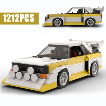 חדש HighhSeries מכונית ספורט ספורט S1 מכונית הראלי MOC-43616 בניית ערכות בלוקים לבנים צעצועים לילדים מתנות יום הולדת לילדים
