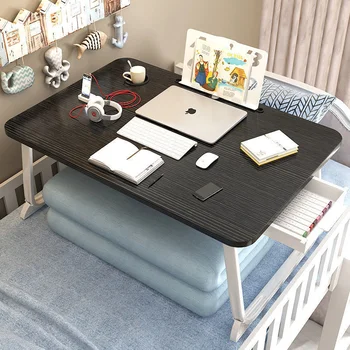מיטה גדולה במיוחד מתקפל שולחן קטן עצלן נייד שולחן תלמידים השינה החלון הצף מחקר קטן, שולחן מחשב נייד השולחן