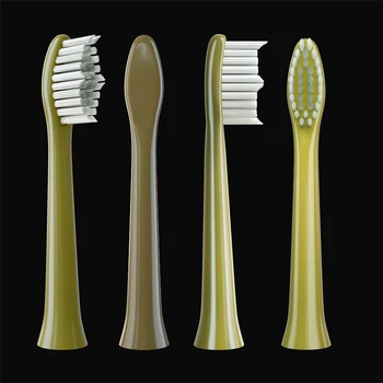 סוניק מברשת שיניים חשמלית על ROAMAN T10/T10S/T3/T5 10Pcs/סט אבוקדו ירוק מברשת ראשים נקיים להלבין דופונט חכם ראש המברשת