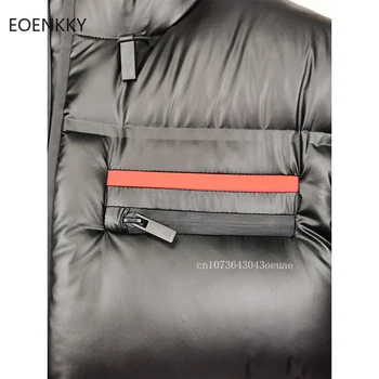 CENEYB זוגות אופנה ברדס מעיל גברים קצר לחם נשים מעיל מקרית של המעיל 1: 1 באיכות גבוהה החורף למטה ז ' קט