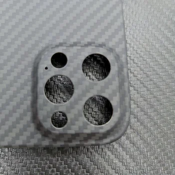 חם! אולטרה דק סיבי פחמן עבור iPhone 12 Pro מקס 12 מיני עדשה מדויקת חור בעמדה להגן על iPhone12 מקרה כיסוי