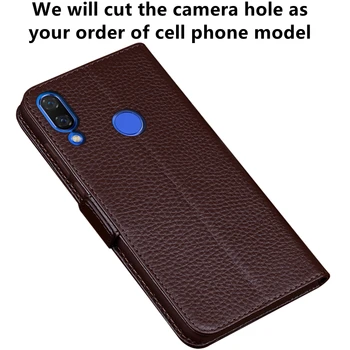 עור אמיתי מגנטי קליפ הארנק טלפון התיק בעל כרטיס Case עבור Motorola Moto G9 פלוס/מוטו G9 לשחק/מוטו G9 כיסוי Flip רגלית